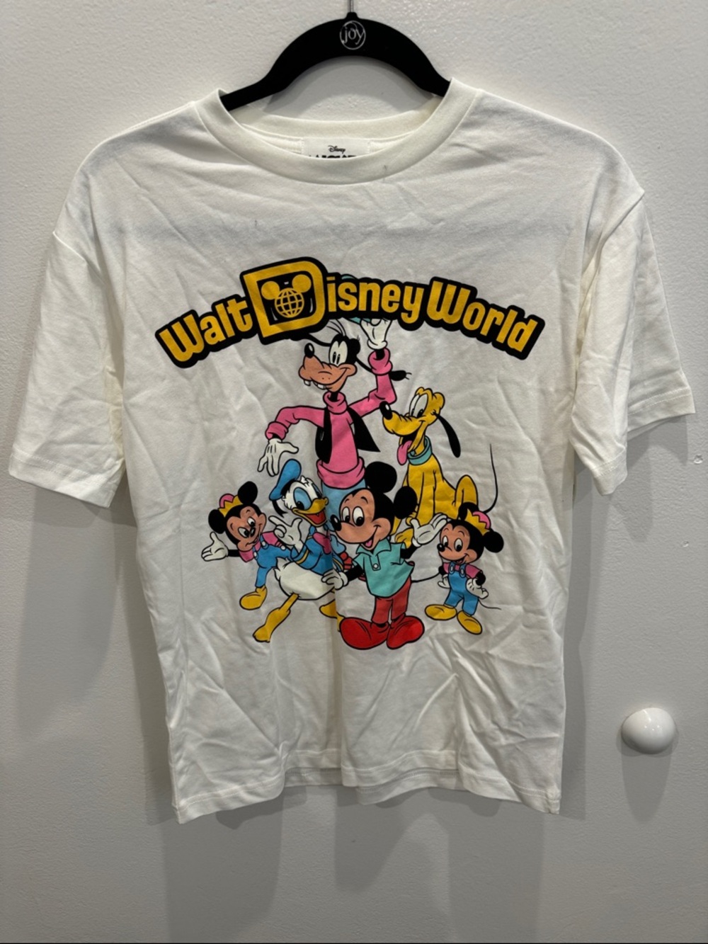 Disney White Walt Disney World Kids Tee with Mickey & Friends